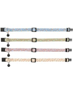 Zgarda Pentru Pisici, Elastica, Cu Clopotel, Diverse Culori, 41552	