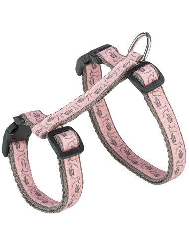 (-20%) Ham Si Lesa Pentru Pisici, 27-45 cm/13 mm, 1.20 m, Roz/Gri, 41873