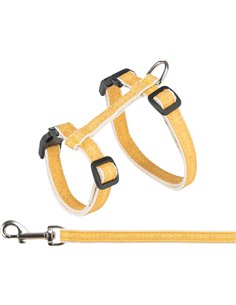 Ham Si Lesa Pentru Pisici, 27-45 cm/13 mm, 1.20 m, Ocru/Bej, 41877
