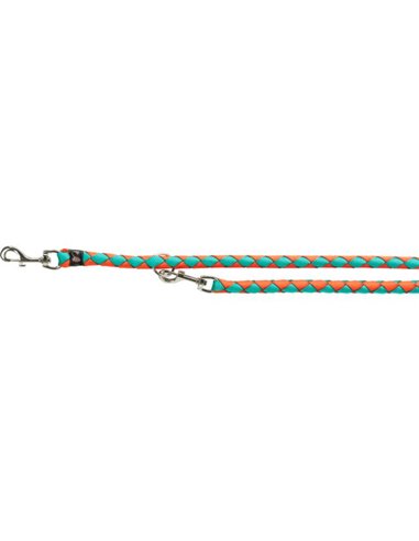 Lesa Cavo Coarda, Reglabila, S-M: 2 m / 12 mm, Papaya/Ocean, 143518