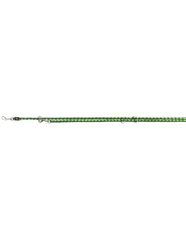 Lesa Cavo Coarda, Reglabila, L-XL: 2 m / 18 mm, Verde Deschis/Verde Inchis, 143619