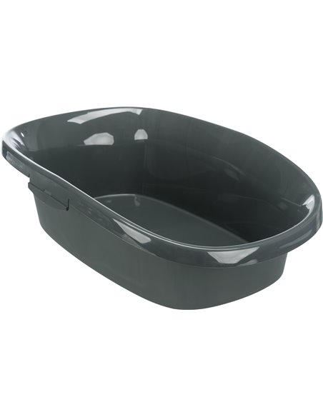 Litiera Carlo, Cu Rama, Be Eco, 31 x 14 x 43 cm, Antracit/Gri - Verde, 40211