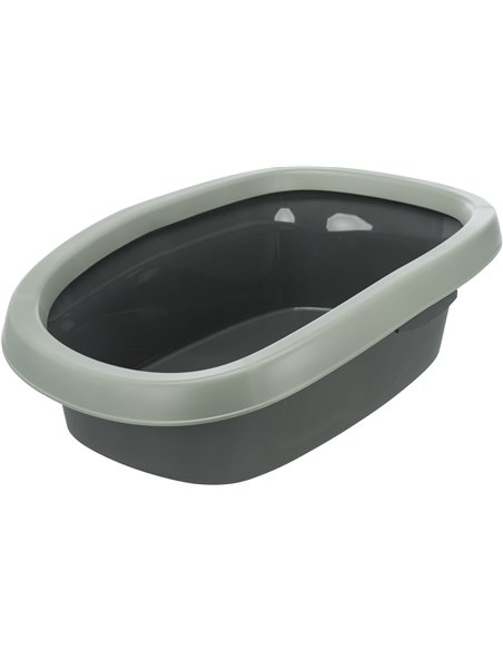 Litiera Carlo, Cu Rama, Be Eco, 31 x 14 x 43 cm, Antracit/Gri - Verde, 40211