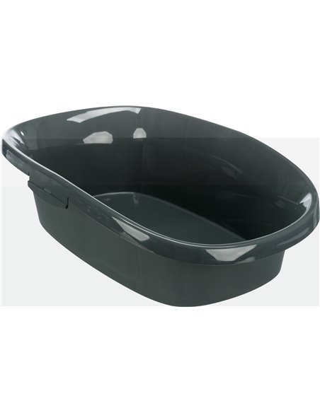 Litiera Carlo, Cu Rama, Be Eco, 38 x 17 x 58 cm, Antracit/Gri - Verde, 40212