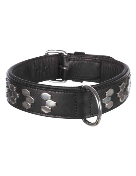 Zgarda Piele, Active, M: 38-45 cm/ 40 mm, Negru, 1837