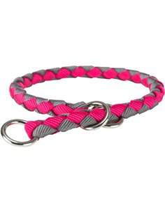 Zgarda Cavo Coarda, Semistrangulanta, S: 30-36 cm / 12 mm, Fucsia/Grafit, 144311