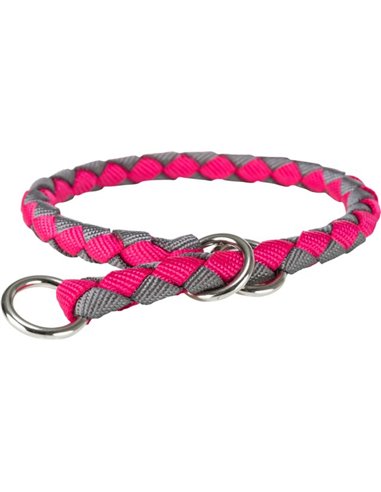 Zgarda Cavo Coarda, Semistrangulanta, S: 30-36 cm / 12 mm, Fucsia/Grafit, 144311