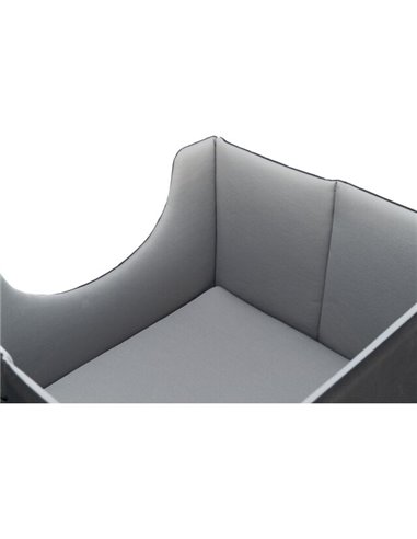 (-20%) Scaun Auto, 45x28x40 cm, Negru/Gri, 13177	