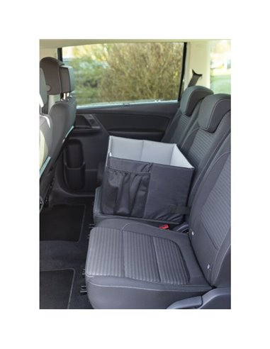 (-20%) Scaun Auto, 45x28x40 cm, Negru/Gri, 13177	