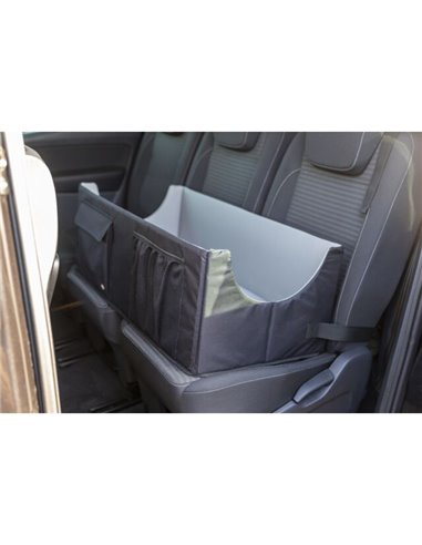 Scaun Auto Dublu, 80 x 28 x 39 cm, Negru/Gri, 13178