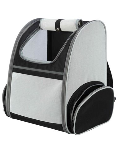 Rucsac De Transport, Chloe, 39x43x27 cm, Pana la 8 kg, Gri/Negru, 28843	