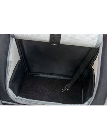 Rucsac De Transport, Chloe, 39x43x27 cm, Pana la 8 kg, Gri/Negru, 28843	