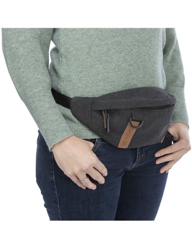 Borseta Be Nordic, 24 x 11 x 8 cm, Negru/Maro, 28860