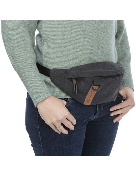 Borseta Be Nordic, 24 x 11 x 8 cm, Negru/Maro, 28860