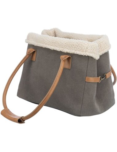 (-15%) Geanta De Transport, Rachel, 25x30x40 cm, Pana la 7 kg, Gri/Maro, 28875	