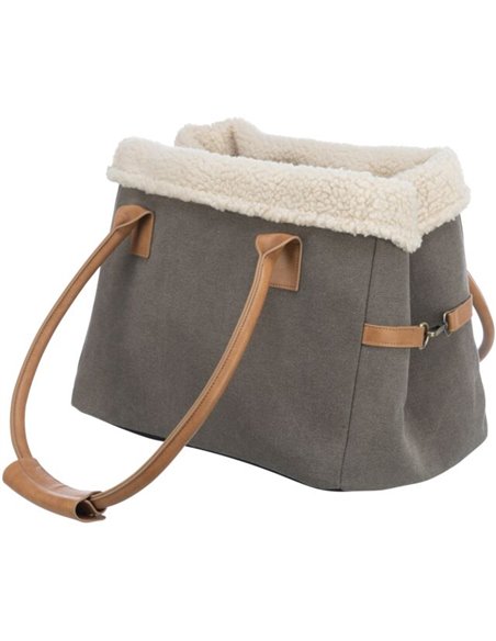 (-15%) Geanta De Transport, Rachel, 25x30x40 cm, Pana la 7 kg, Gri/Maro, 28875	