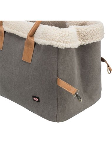 (-15%) Geanta De Transport, Rachel, 25x30x40 cm, Pana la 7 kg, Gri/Maro, 28875	