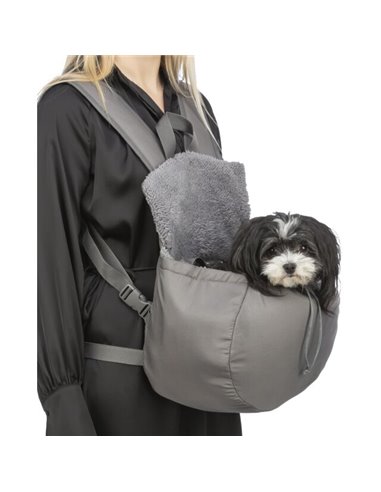 Geanta De Transport, Molly, Frontala, 25x38x17 cm, Pana la 4 kg, Gri, 28946	