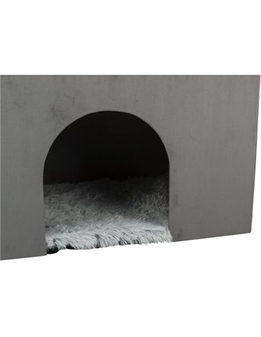 Culcus Harvey Cu Trepte, 154x60x60 cm, Gri/Alb/Negru, 38042	