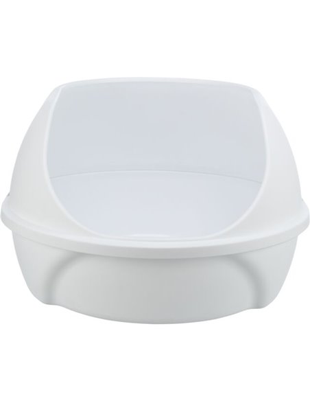 Litiera Simao, Cu Rama Inalta, 48 x 30 x 58 cm, Alb, 40221