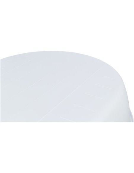 Litiera Simao, Cu Rama Inalta, 48 x 30 x 58 cm, Alb, 40221