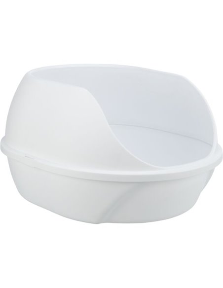 Litiera Simao, Cu Rama Inalta, 48 x 30 x 58 cm, Alb, 40221