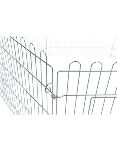 Tarc Pentru Rozatoare, Exterior, 6 Elemente, 126x58 cm, Metal, 6252	