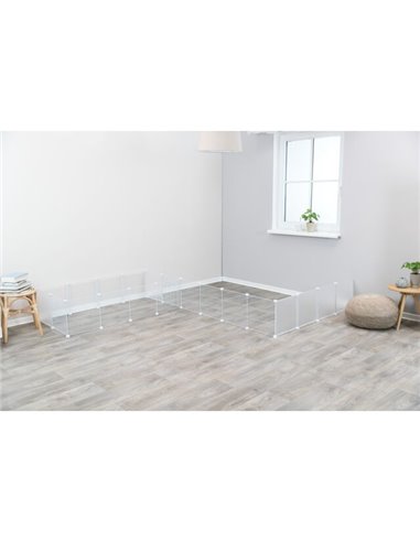 Tarc Metalic, Interior, 12 Elemente, 35x35 cm/Element, Alb, 62460	