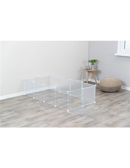 Tarc Metalic, Interior, 12 Elemente, 35x35 cm/Element, Alb, 62460	