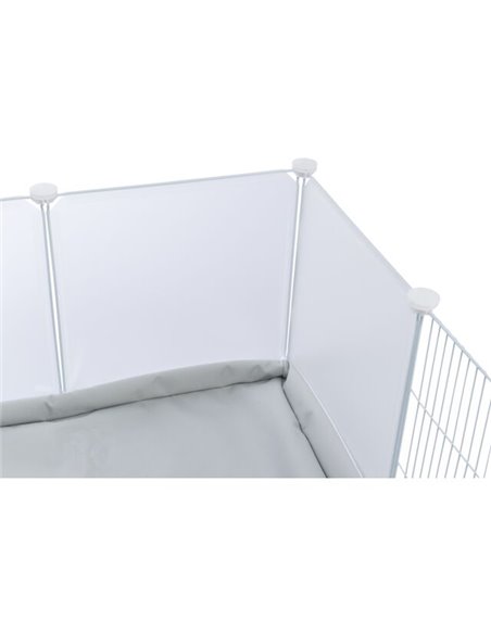 Tarc Metalic, Interior, 12 Elemente, 35x35 cm/Element, Alb, 62460	