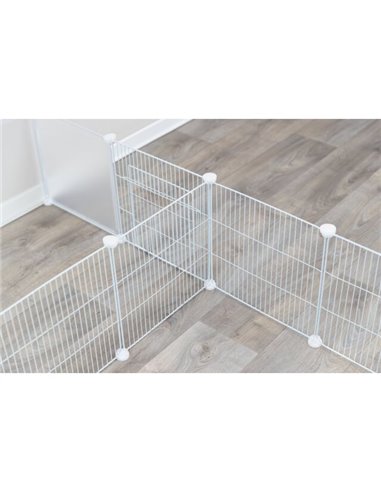 Tarc Metalic, Interior, 12 Elemente, 35x35 cm/Element, Alb, 62460	