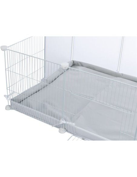 Tarc Metalic, Interior, 12 Elemente, 35x35 cm/Element, Alb, 62460	