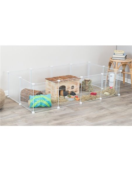 Tarc Metalic, Interior, 12 Elemente, 35x35 cm/Element, Alb, 62460	