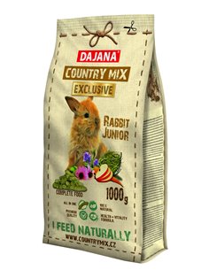 (-10%) Country Mix Exclusive, Hrana Completa Pentru Iepuri Junior, 500 g, DP408J	