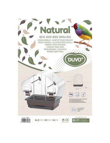 Colivie Zincata Beta Mini, 36.5 X 20 X 34 cm, 11670