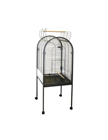 Volier Pentru Papagali Junior Xxlight, 55x55x143 cm, Gri, 498/120