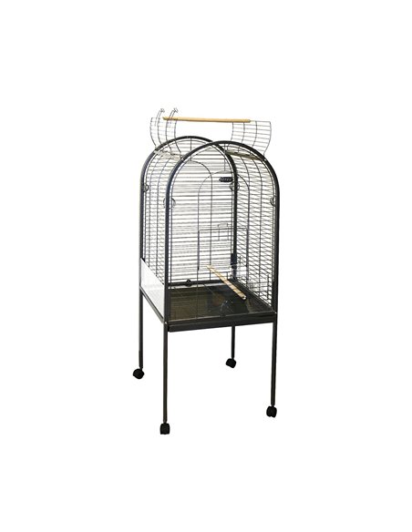 Volier Pentru Papagali Junior Xxlight, 55x55x143 cm, Gri, 498/120