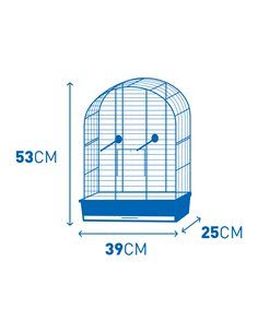 Colivie Lusi 1, 39x25x53 cm, Alb, 493/133 2