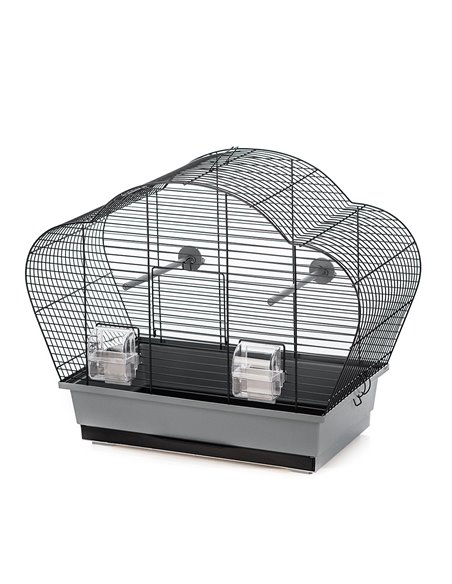 Colivie Beta, 56.5x28x44.5 cm, Gri/Negru, 493/120