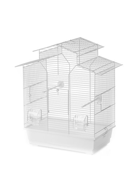 Colivie Iza 2, 51x30x60.5 cm, Alb, 493/115