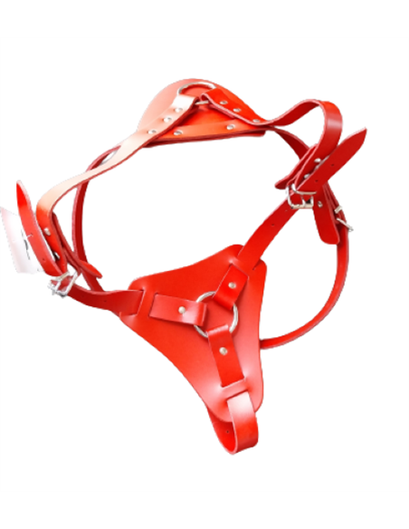 Ham L7 Piele - Forta 74-92 cm/25 mm Rosu