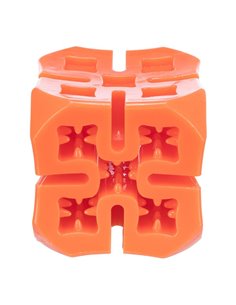 Jucarie Pentru Caini, Snack Cub, 6 cm, Portocaliu, 33411 2
