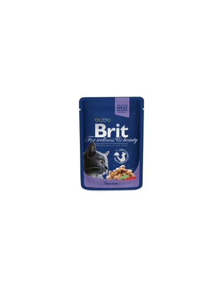 Brit Premium Cat cu Carne de Cod Plic 24X100 g