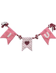 Jucarie Pentru Caini, Valentine's, Sfoara Cu Noduri, 50 cm, 9935261
