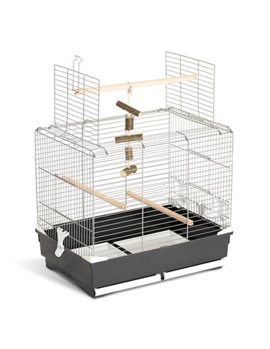 Colivie Zincata Ivonne, 66 x 45 x 60 cm, Gri, 15270030