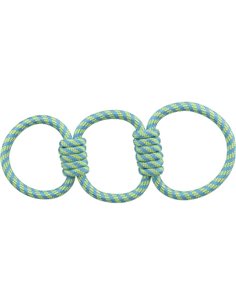 Jucarie Pentru Caini, Tugger, 42 cm, Albastru Petrol/Lime, 33663