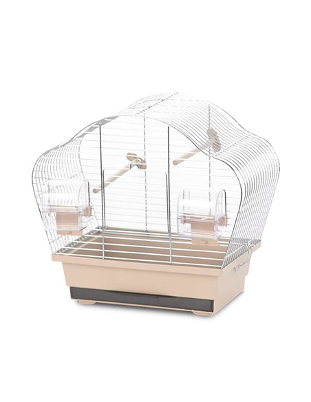 Colivie Natural Beta Mini, 36.5x20x34cm, Bej/Zinc, L11668