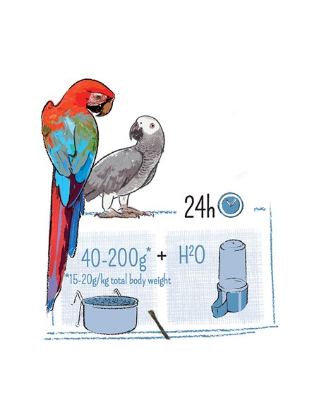 Hrana Pentru Papagali, Puur Gourmet, 2 kg, L654876