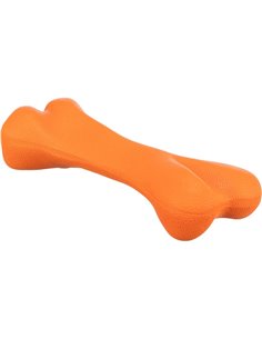 Jucarie Pentru Caini, Os, Cauciuc, 22 cm, Portocaliu, 33195