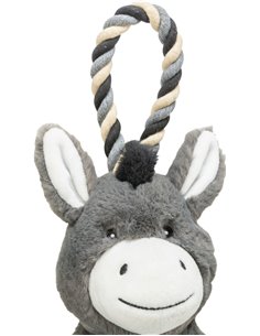 Jucarie Pentru Caini, Magar, Plus/Sfoara, Cu Sunet, 66 cm, 36099 2